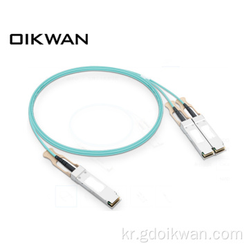 200g QSFP56 ~ 2 QSFP56 브레이크 아웃 AOC